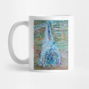 HANGING BAT oil portrait Mug